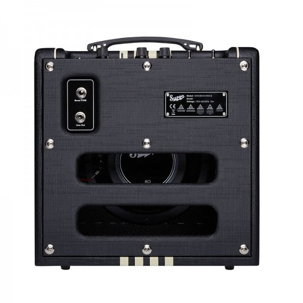 SUPRO DELTA KING 8 BLACK/CREAM - 1W TUBE - Music Planet New Zealand