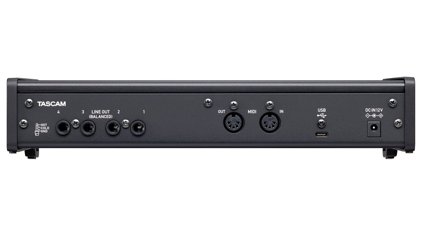 TASCAM 4X4 USB AUDIO INTERFACE HR/HIGH RESOLUTION - Music Planet New Zealand