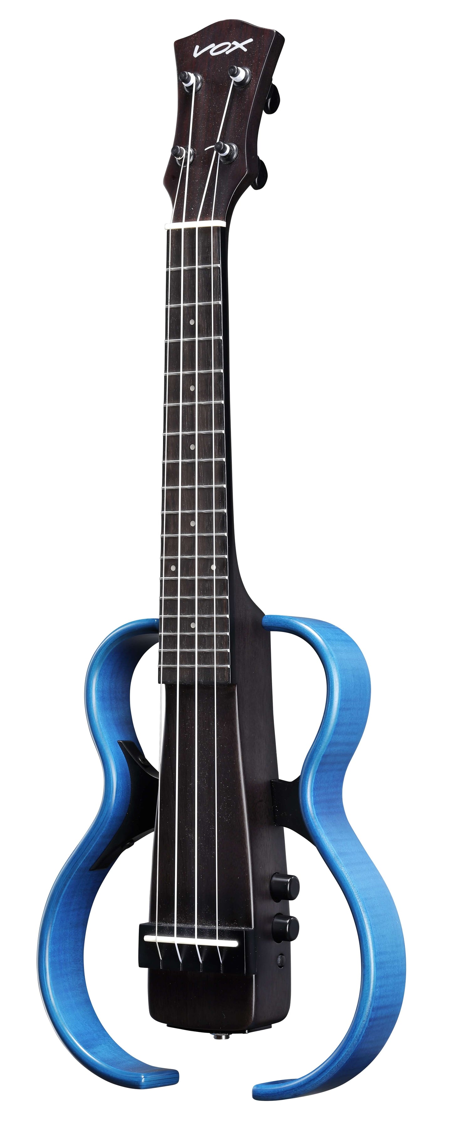 Vox VFU - 1 Unique Frame Ukulele in Flame Maple Blue - Music Planet NZ