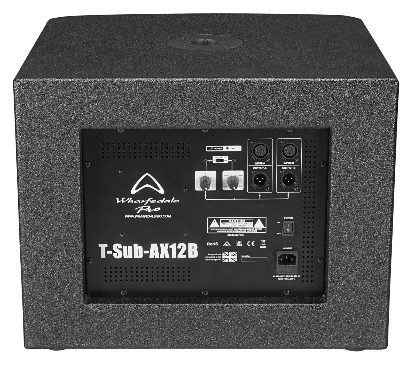 WHARFEDALE AX12B 12 INCH ACTIVE T - SUB - Music Planet New Zealand