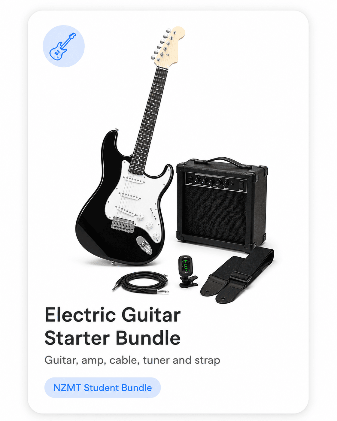 Electric Guitar Starter Bundle