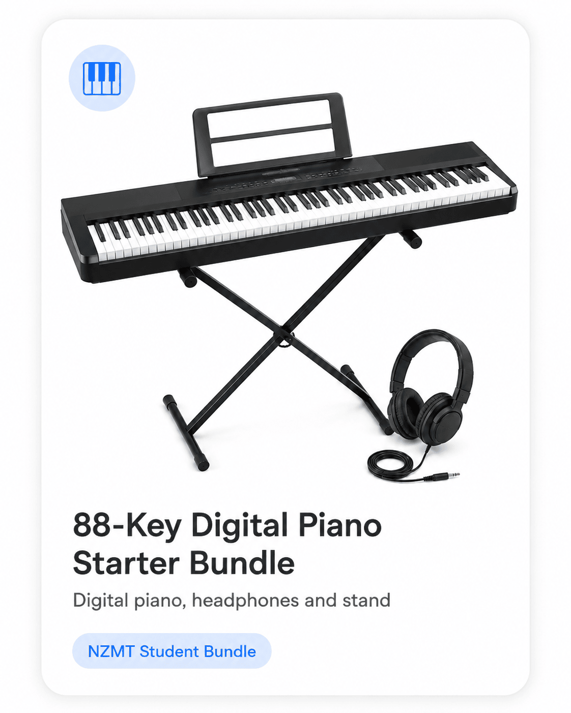 88-Key Digital Piano Starter Bundle