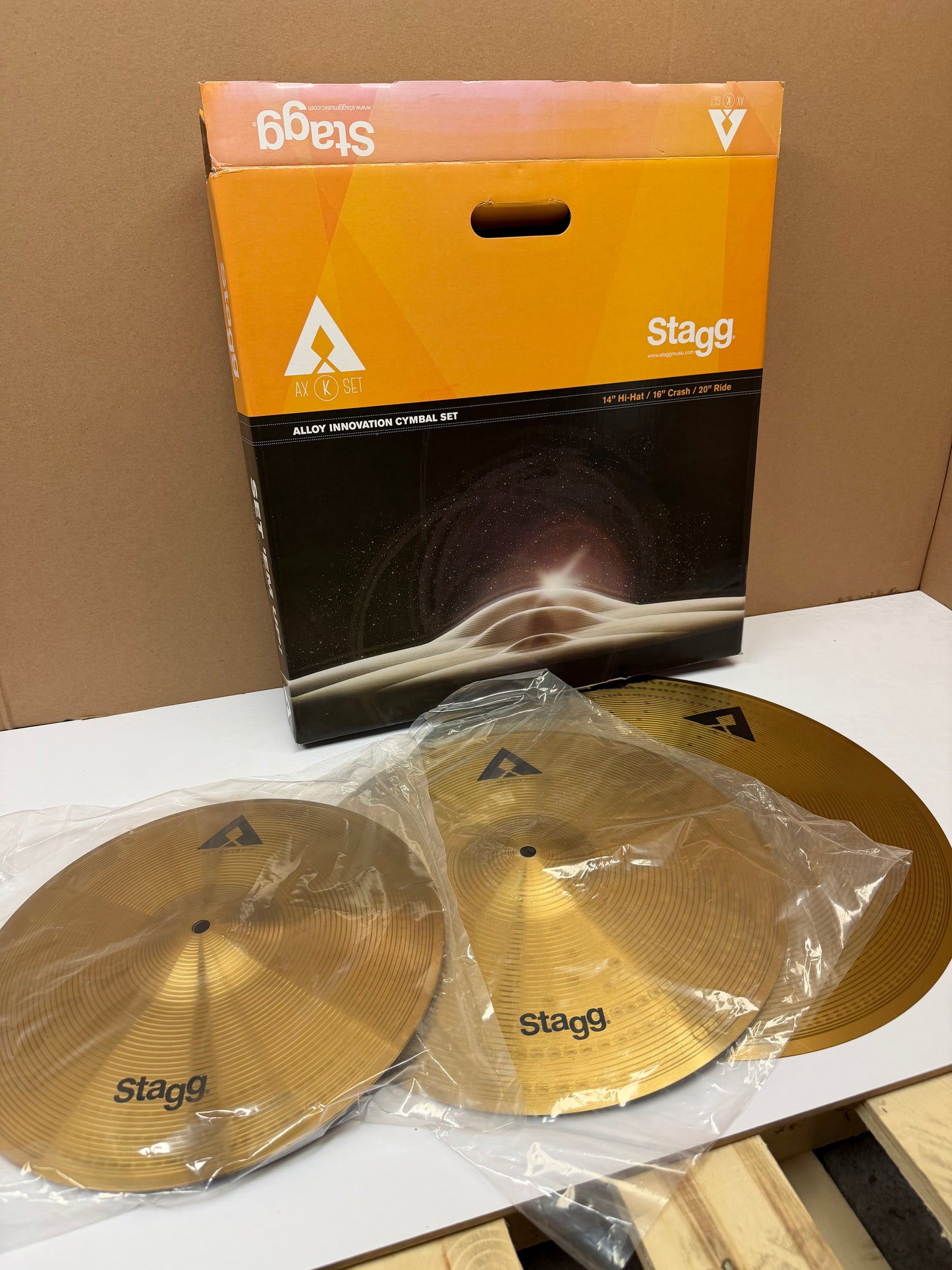 Stagg AXK Copper Steel Cymbal Set - B-Stock