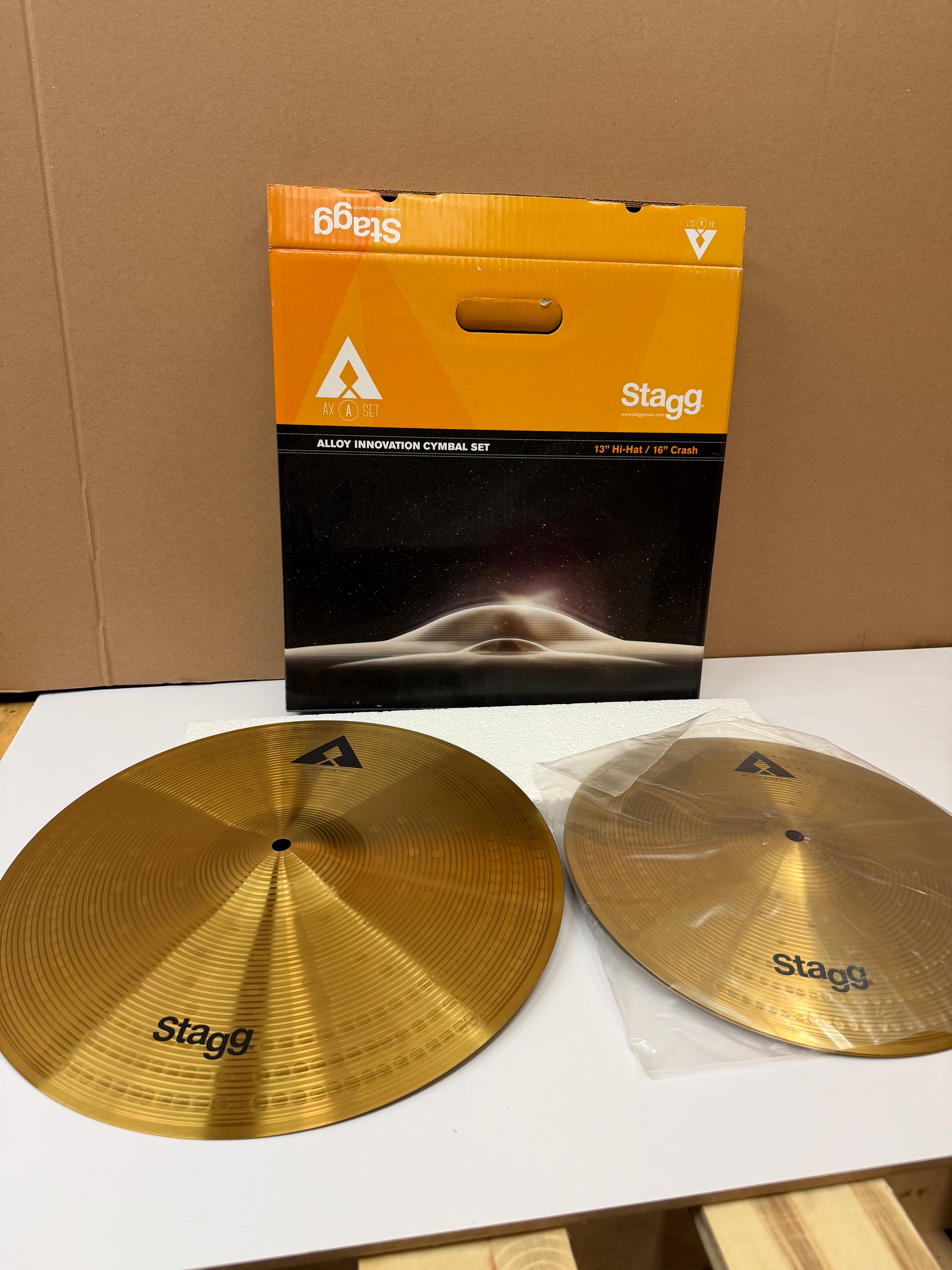 Stagg AXA Copper Steel Cymbal Set - B-Stock