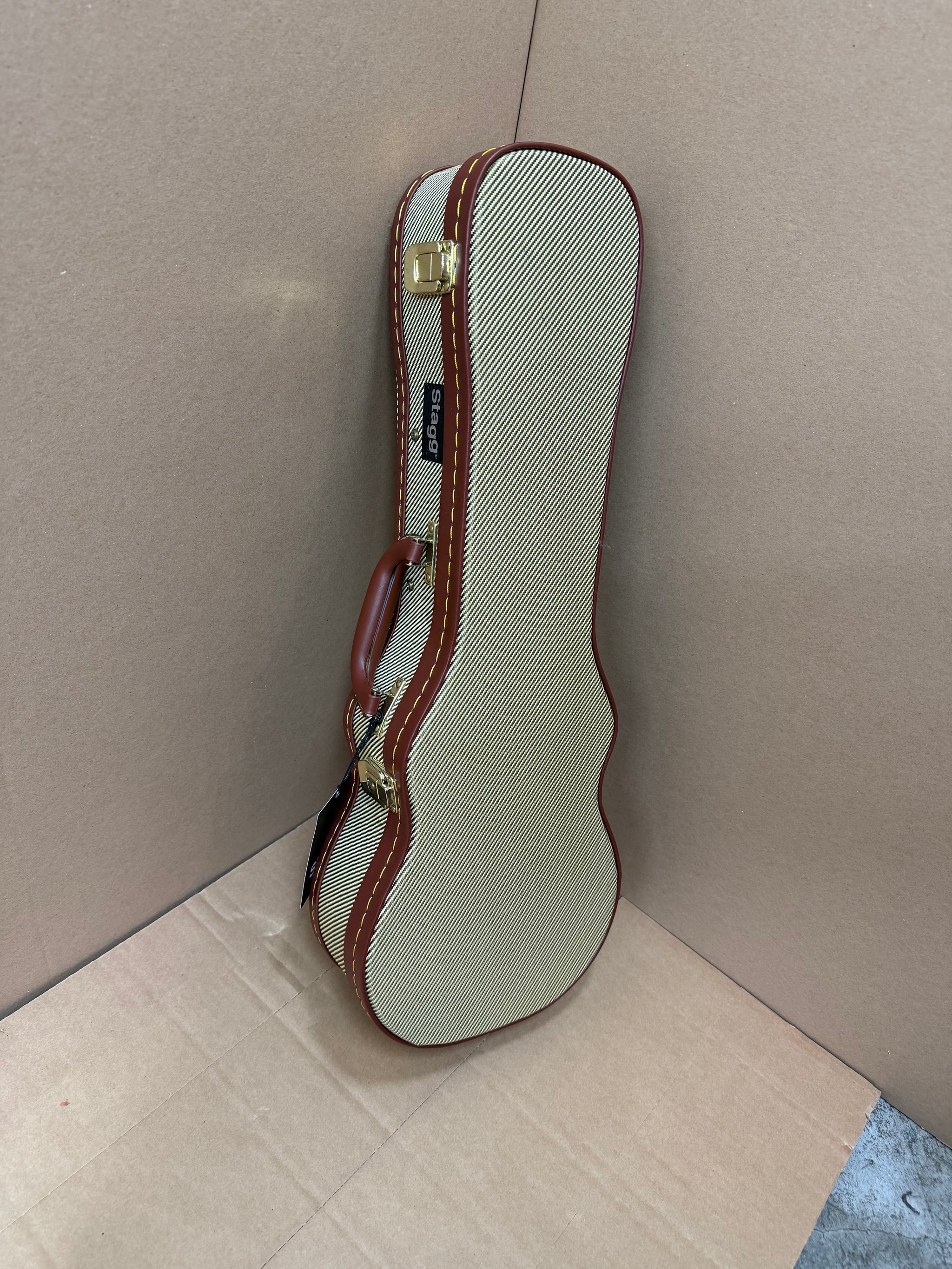 Stagg GCX‑UKC Vintage‑Style Concert Ukulele Case – B-Stock