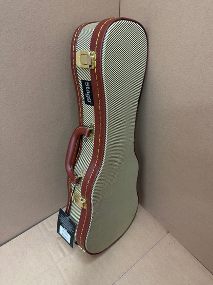 Stagg GCX‑UKS Vintage‑Style Soprano Ukulele Case - B-Stock
