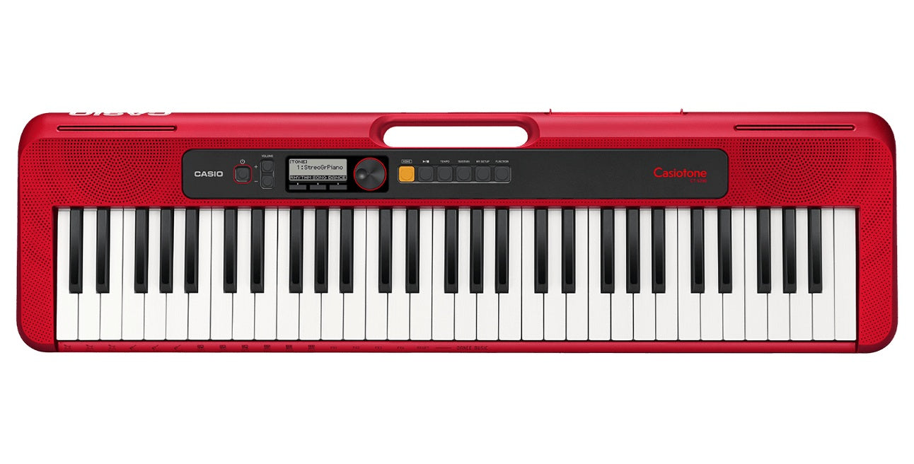 Casio CT-S200 61-Key Portable Keyboard - Red
