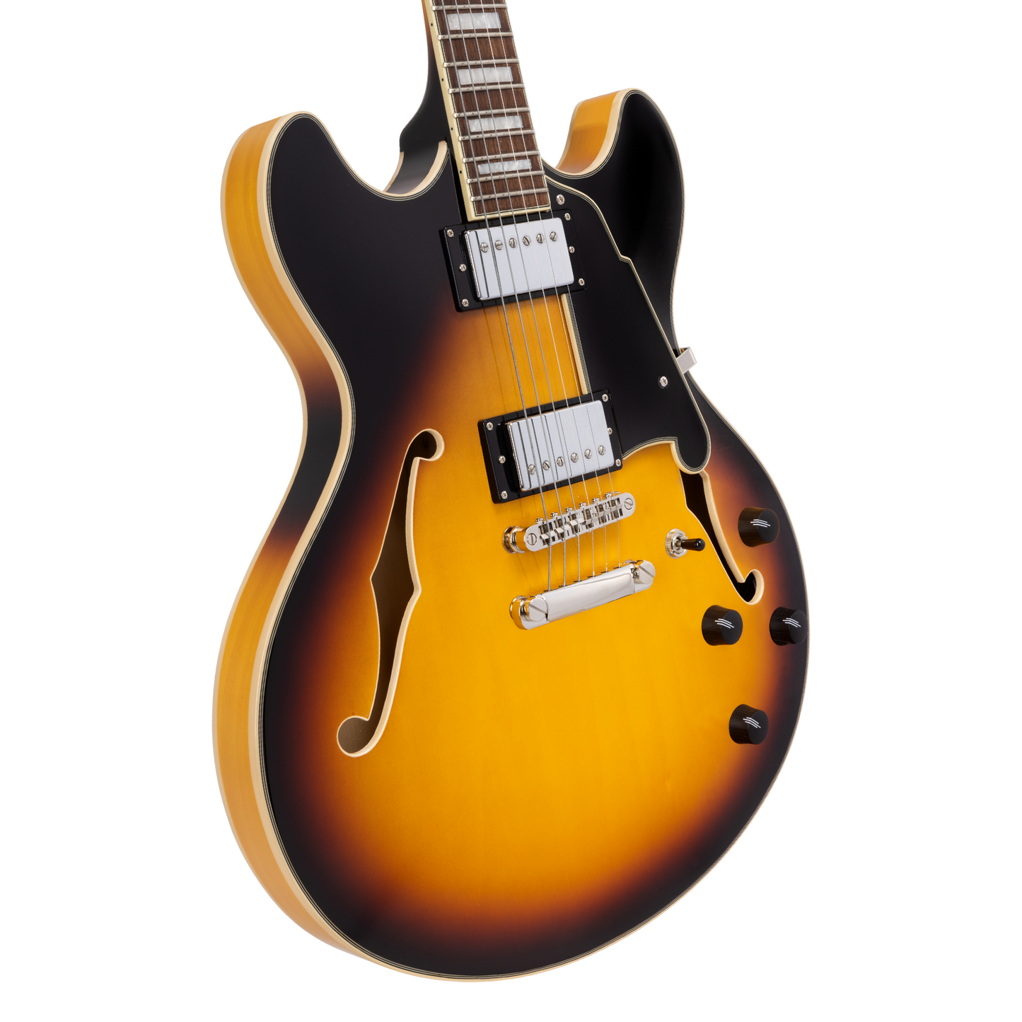 D'Angelico Premier DC Electric Guitar - Vintage Sunburst