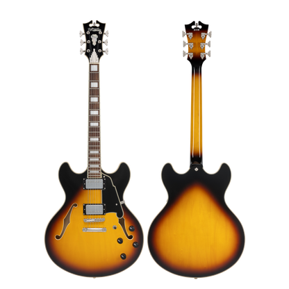 D'Angelico Premier DC Electric Guitar - Vintage Sunburst