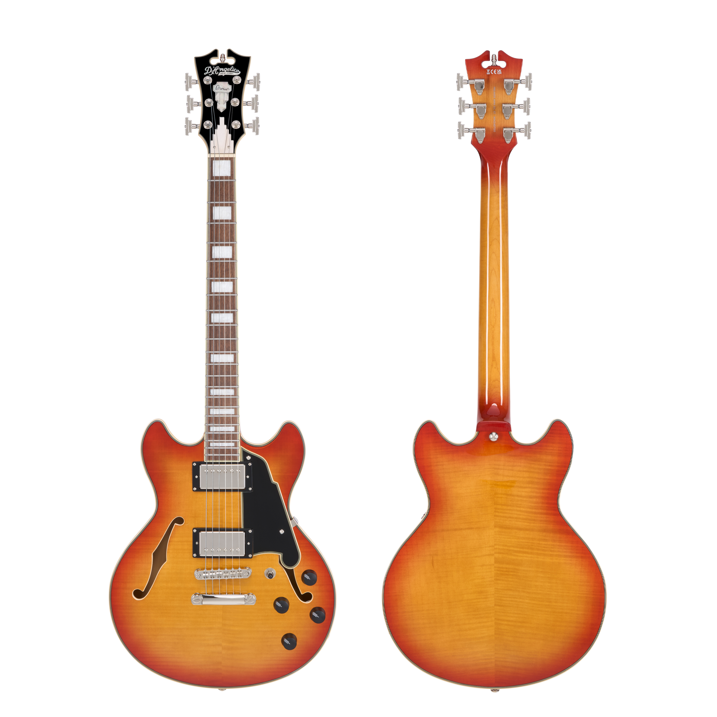 D'Angelico Premier Mini DC XT Honeyburst