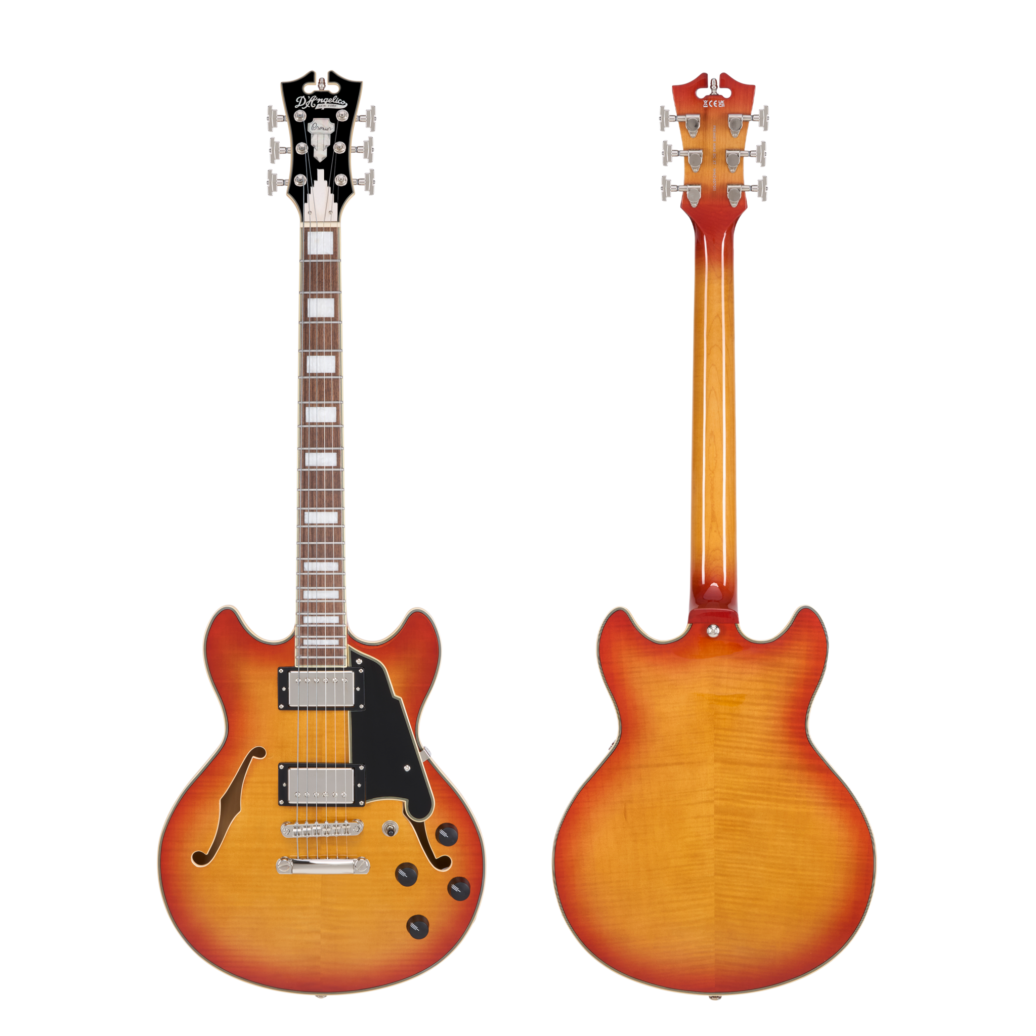 D'Angelico Premier Mini DC XT Honeyburst