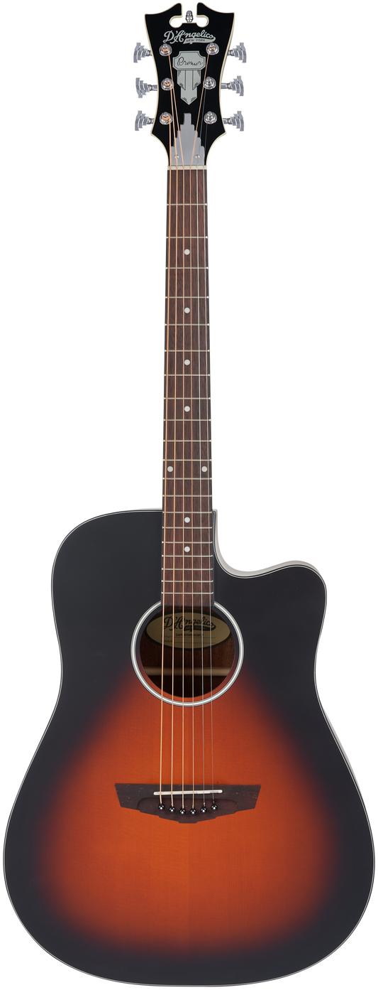 D’Angelico Premier Bowery LS Acoustic-Electric Guitar - Vintage Satin