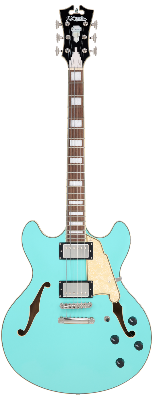 D’Angelico Premier DC Semi-Hollow Electric Guitar - Surf Green
