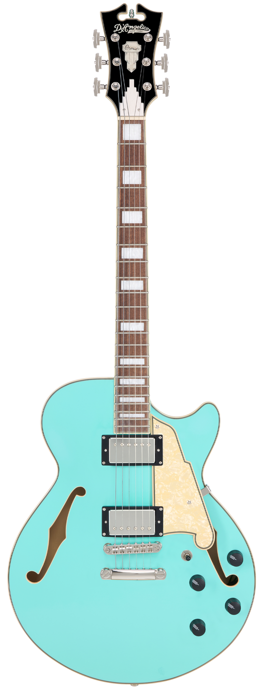 D’Angelico Premier SS Semi-Hollow Electric Guitar - Surf Green