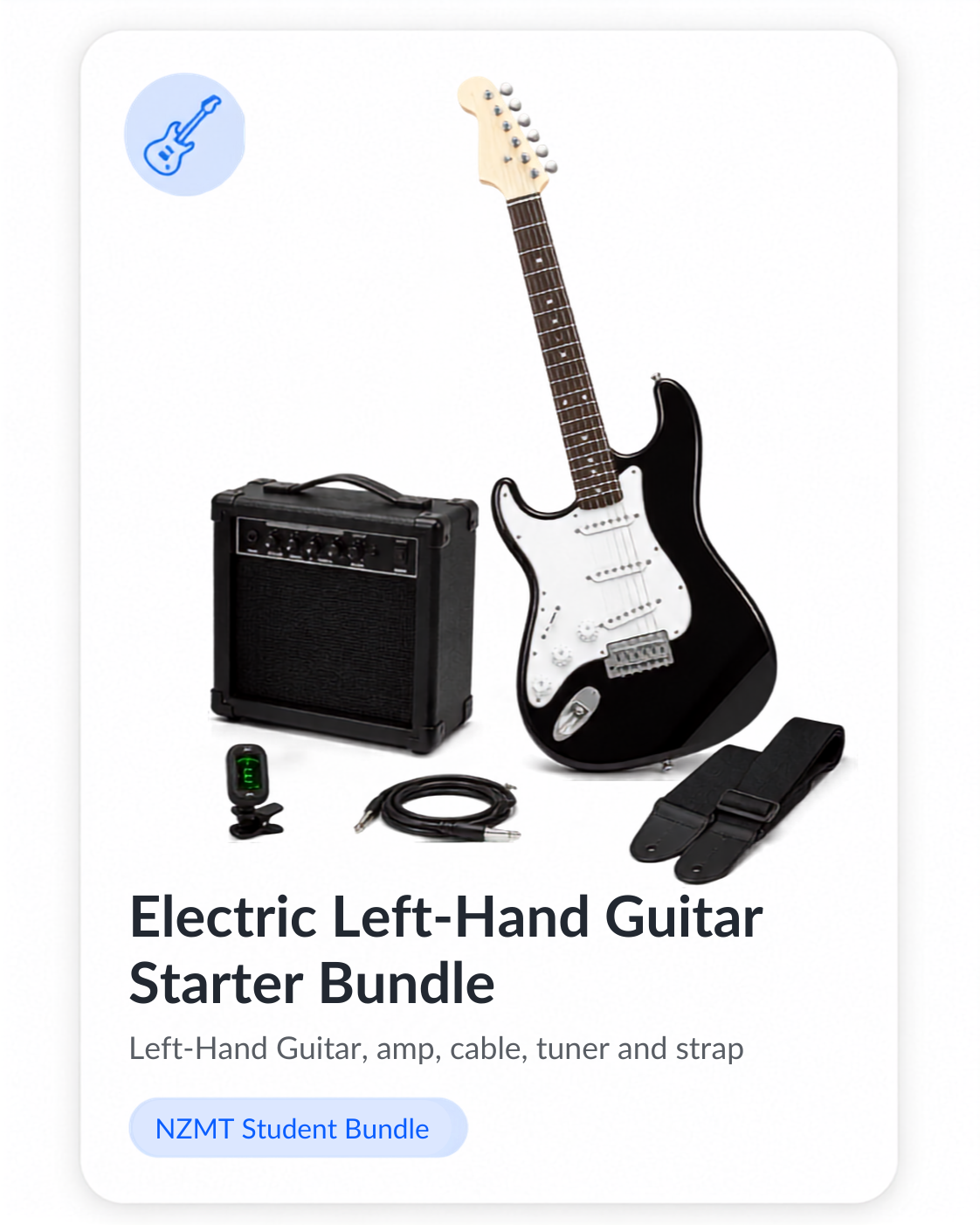 Electric Left-hand Guitar Starter Bundle