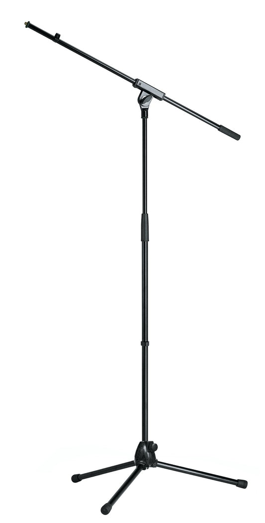 K&M 21070 Microphone Stand with Boom Arm - Black