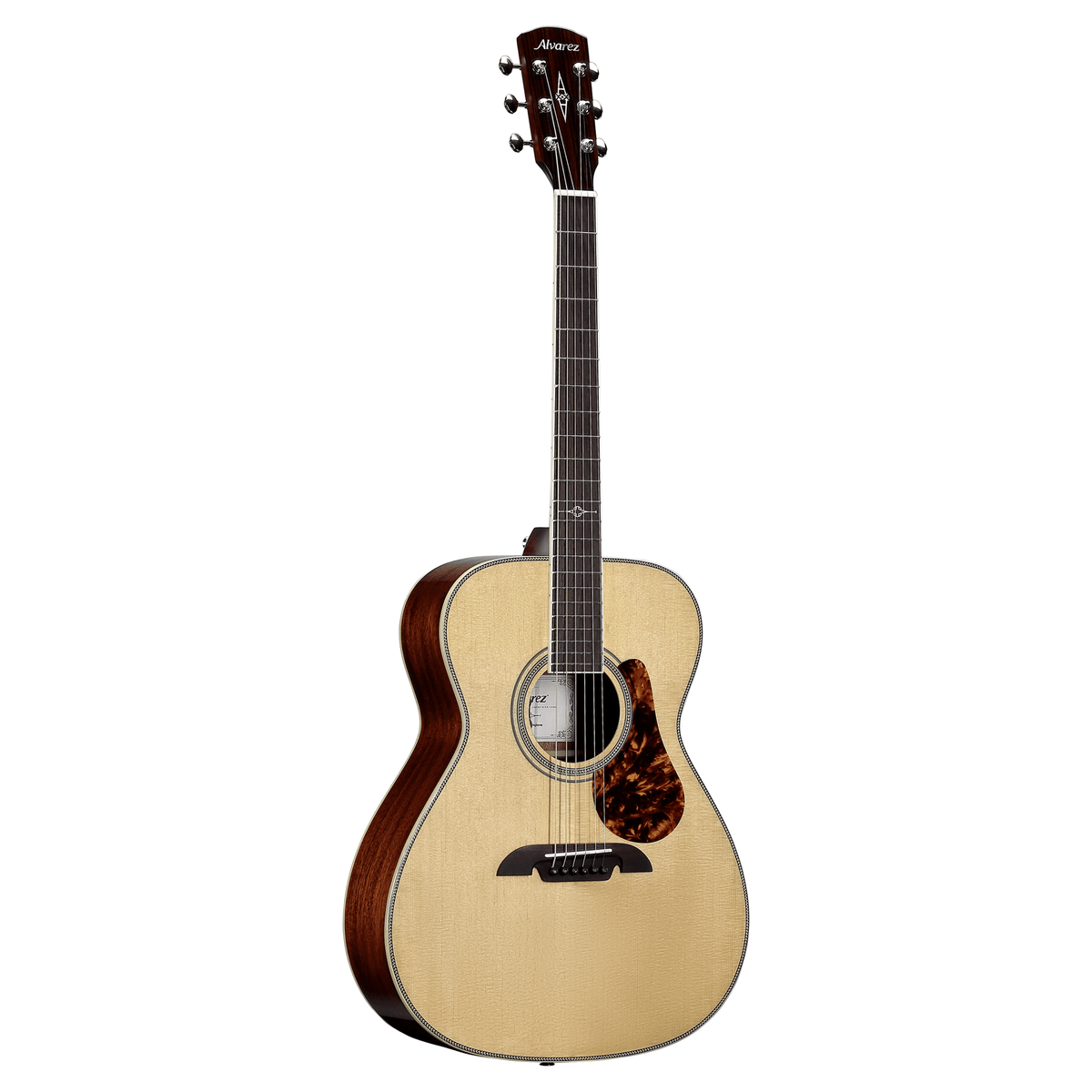 Alvarez Masterworks Series MF60e Herringbone Solid Acoustic Electric Guitar