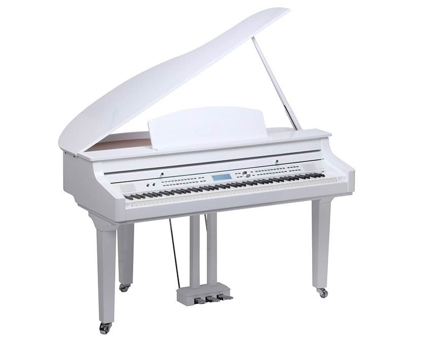 Medeli GRAND510 Digital Baby Grand Piano - White