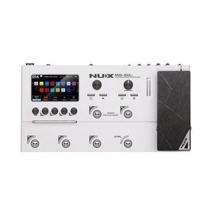 NUX MG50Li Modeller & Profiler Multi-Effects Processor - White