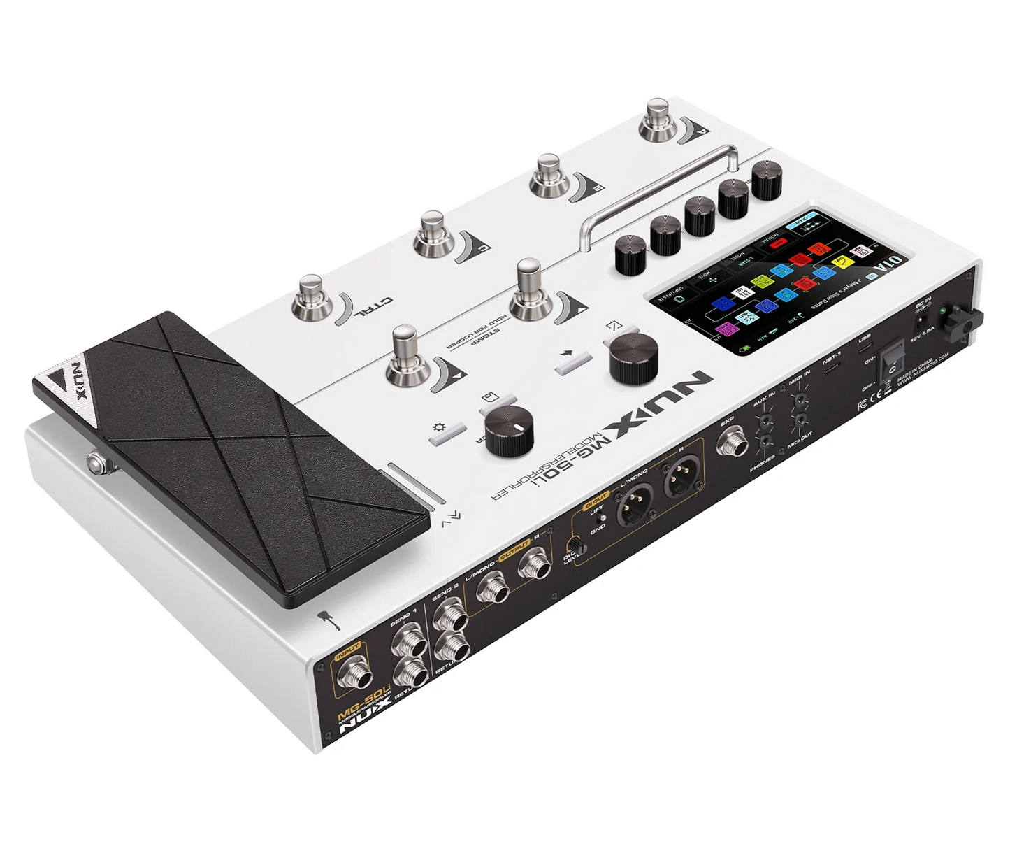 NUX MG50Li Modeller & Profiler Multi-Effects Processor - White