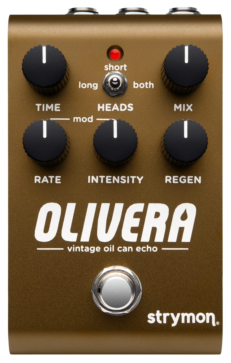 Strymon Olivera Vintage Oil Can Echo Pedal - Analog-Flavored Stereo Delay & Modulation