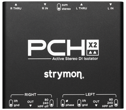 Strymon PCH X2 Active Phantom Powered Stereo DI Isolator