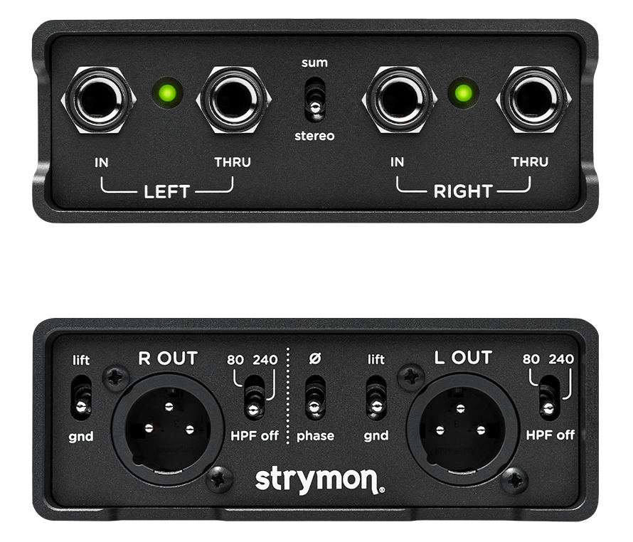 Strymon PCH X2 Active Phantom Powered Stereo DI Isolator