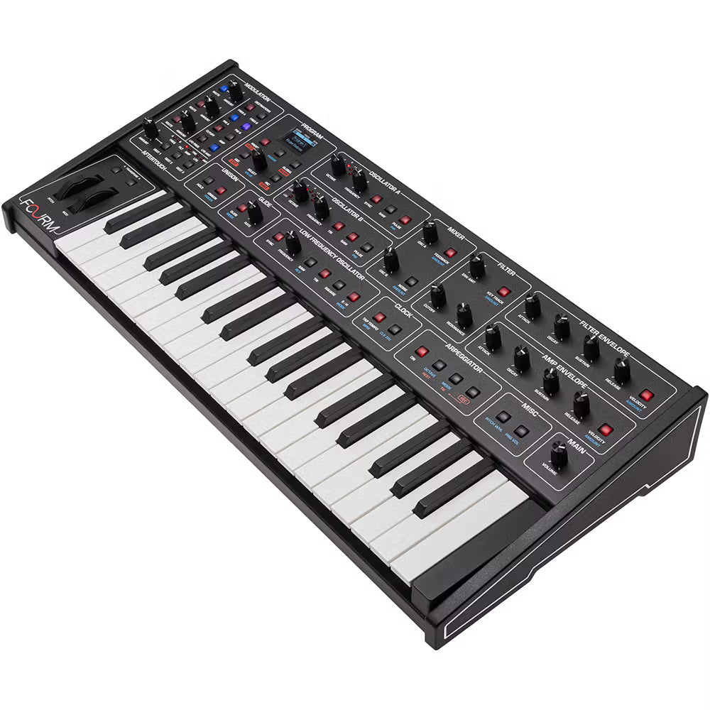 Sequential FOURM 4-Voice Analog Synth with Polyphonic Aftertouch ...