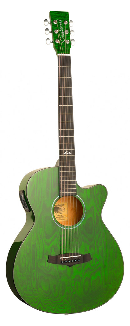 Tanglewood TA4CEGR Azure Super Folk Acoustic Electric Guitar - Green