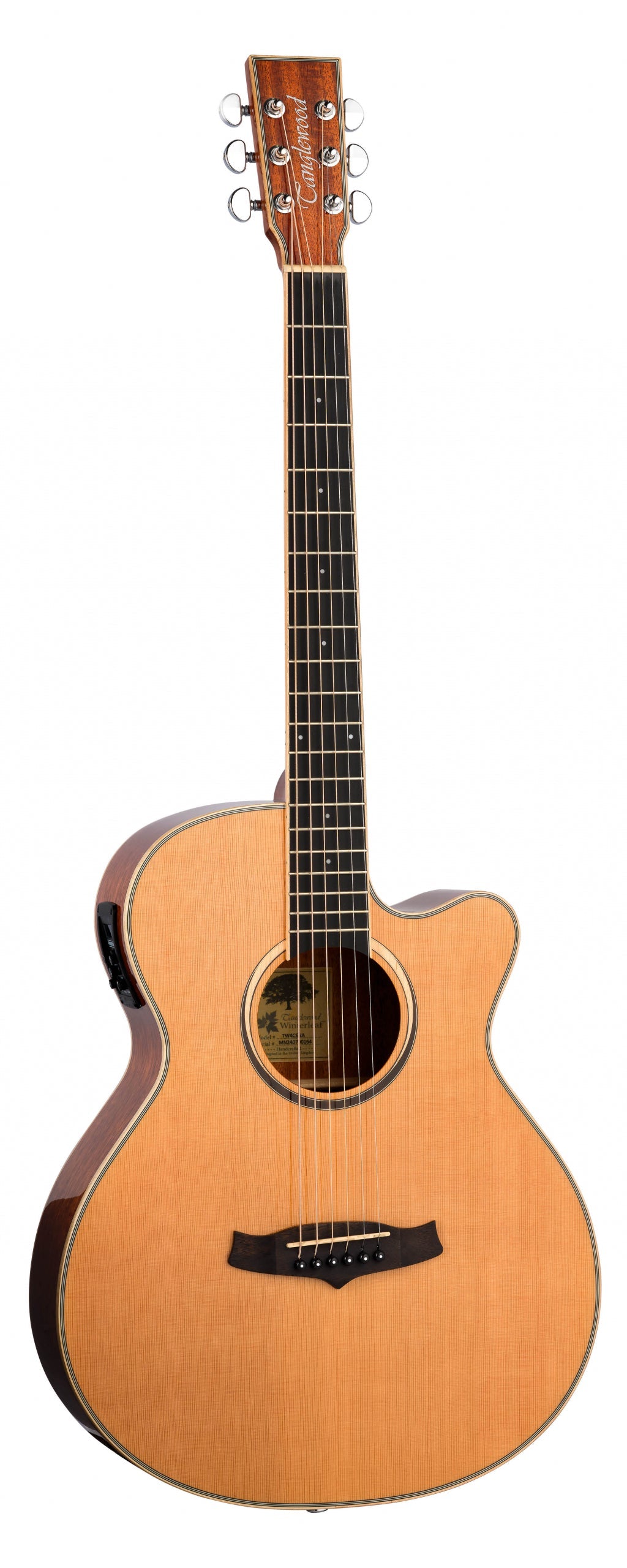 Tanglewood TW4CENA Winterleaf Super Folk Acoustic Electric Guitar
