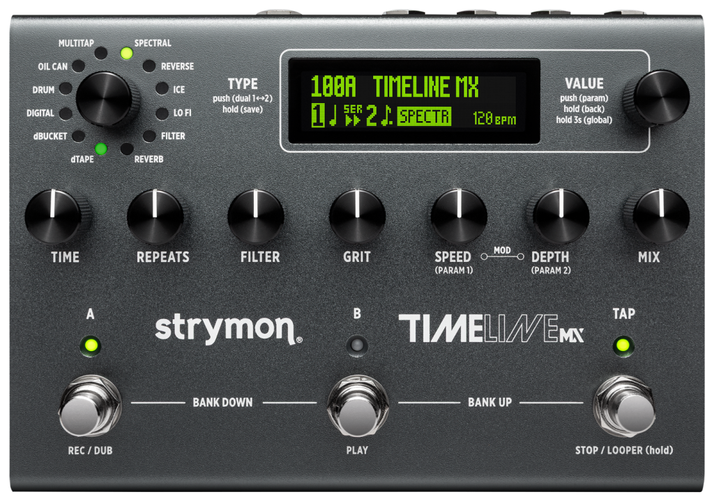 Strymon TimeLine MX Dual Delay & Reverb Pedal