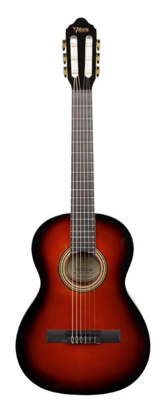 Valencia VC263H 3/4 Classical Hybrid Guitar Sunburst Gloss