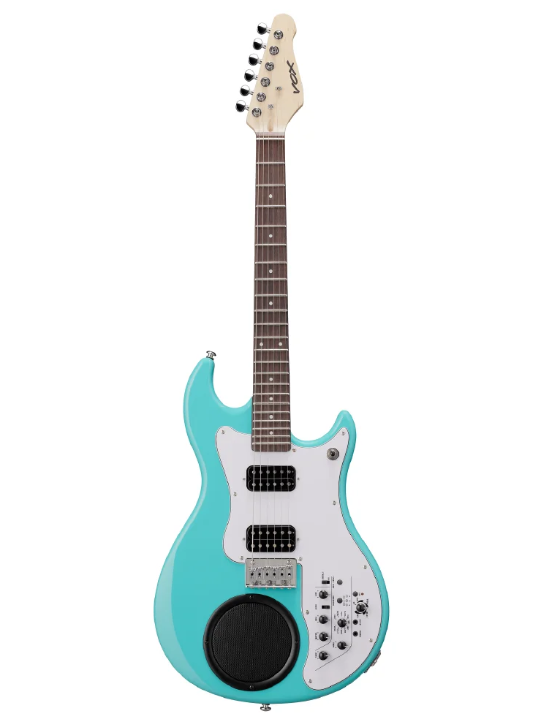 Vox APC-2 Electric Guitar with Built-In Amplifier - Aqua Green