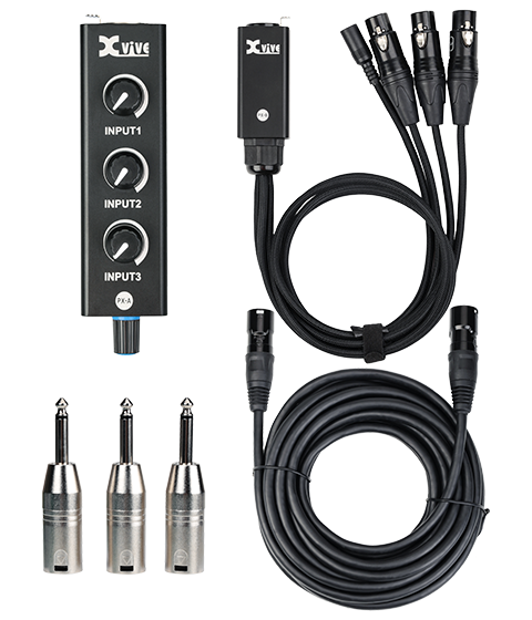 XVive PX - Portable 3-Channel Personal Mixer