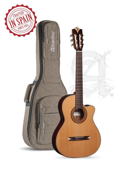 ALHAMBRA CROSSOVER ALL SOLID WOOD CEDAR - Music Planet New Zealand