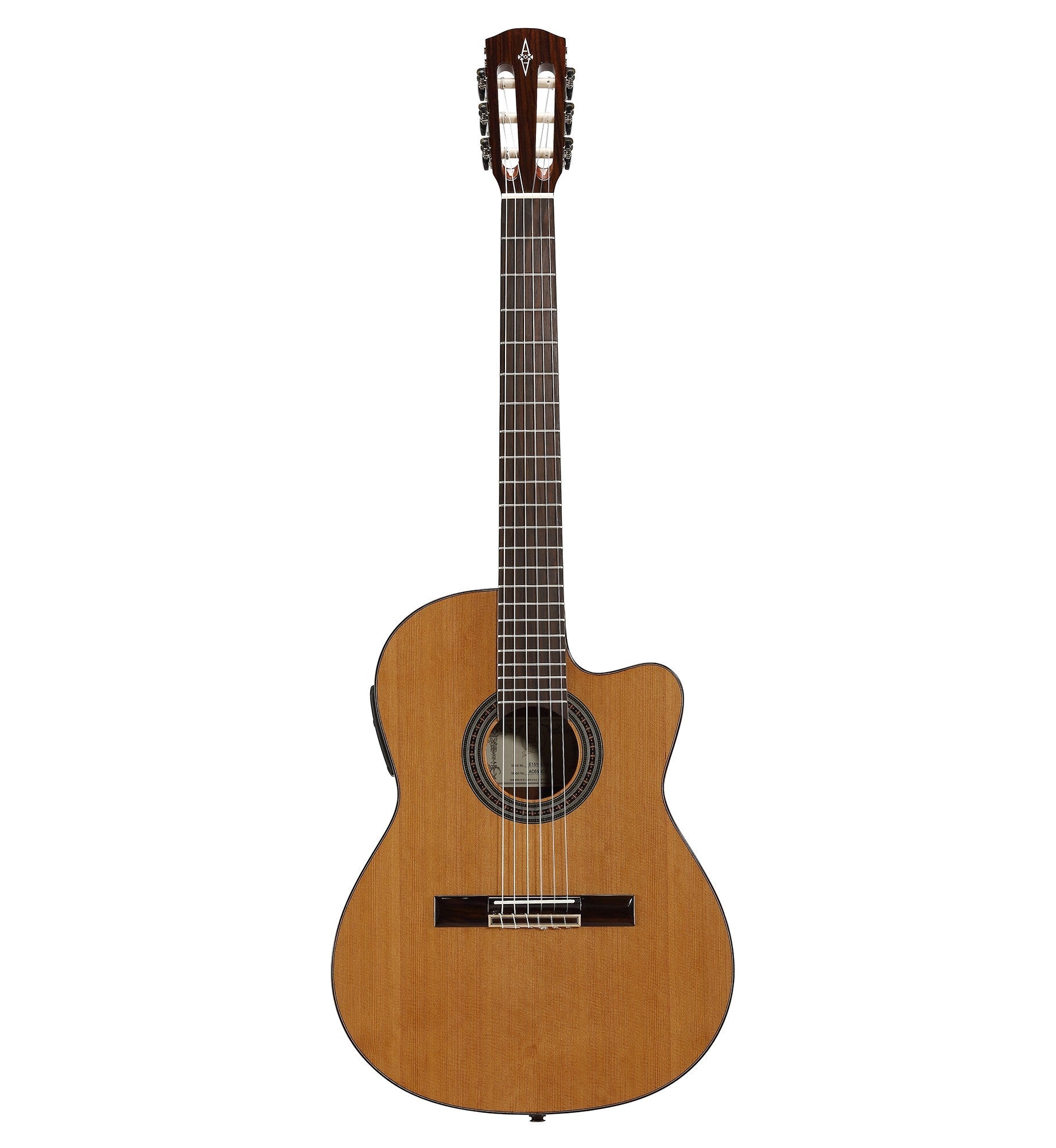Alvarez AC65HCE Solid Cedar Top Classical Guitar with Pickup - Music Planet NZ