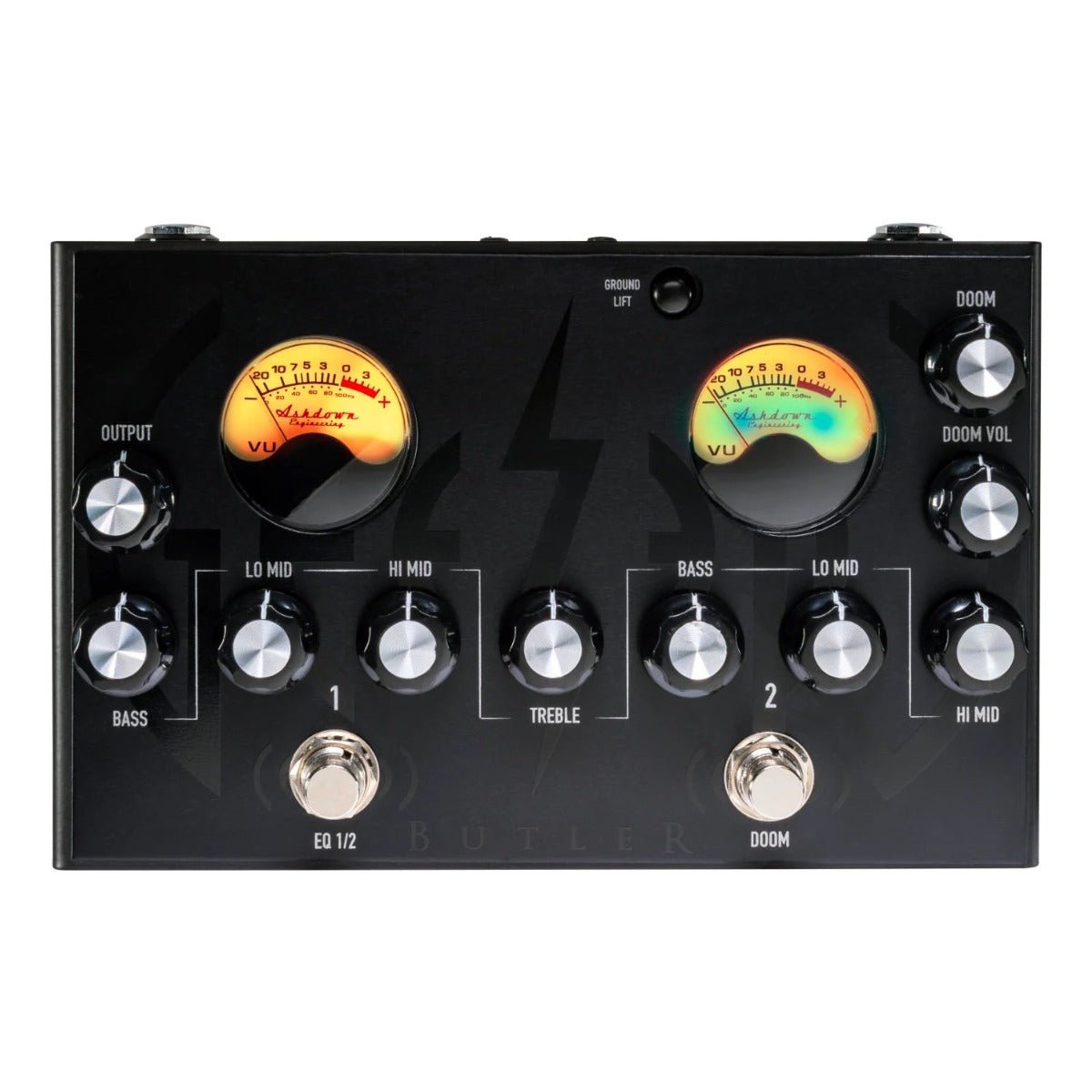 ASHDOWN GEEZER BUTLER PEDAL OF DOOM DUAL EQ WITH DRIVE - Music Planet New Zealand