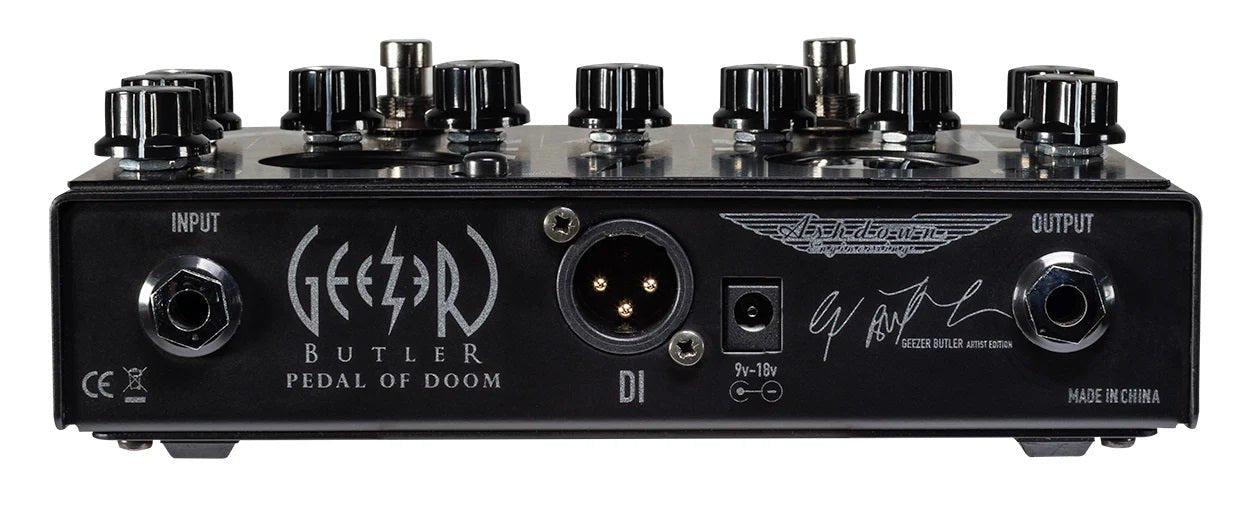 ベース ASHDOWN / GEEZER BUTLER PEDAL OF DOOM Ashdown Geezer Butler Pedal of Doom Dual EQ w Drive | Music Planet NZ