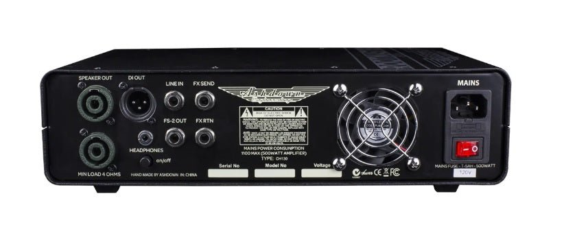 ASHDOWN ROOTMASTER HEAD 500W - Music Planet New Zealand