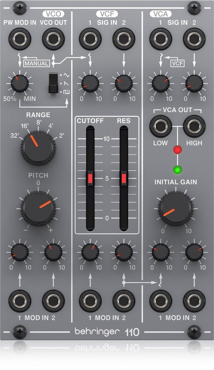 BEHRINGER 110 - VCO/VCF/VCA MODULE - Music Planet New Zealand