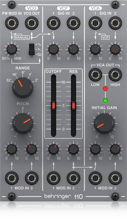 BEHRINGER 110 - VCO/VCF/VCA MODULE - Music Planet New Zealand