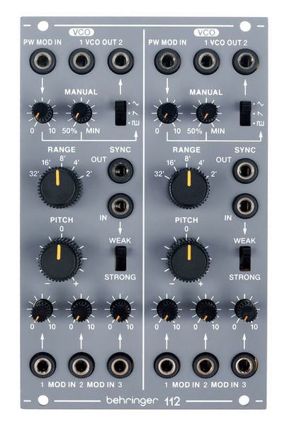 BEHRINGER 112 DUAL VCO EURORACK MODULE - Music Planet New Zealand