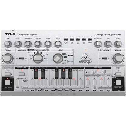 BEHRINGER BASS LINE SYNTHESIZER SILVER - Music Planet New Zealand