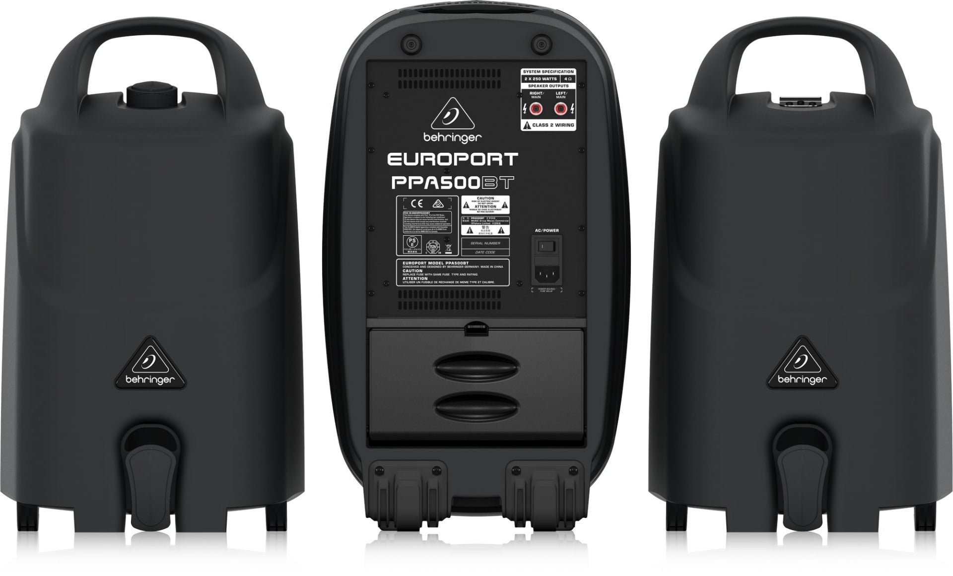 BEHRINGER EUROPORT PPA500 PORTABLE PA SY - Music Planet New Zealand