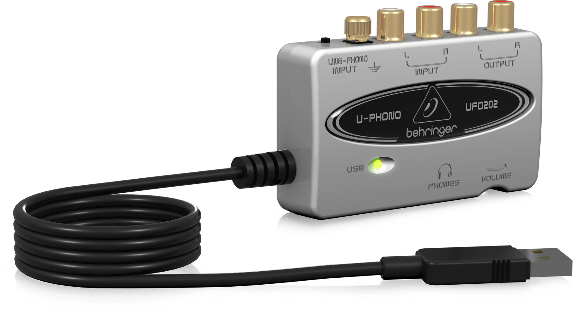 BEHRINGER PHONO PREAMP/2X2 USB INTERFACE - Music Planet New Zealand