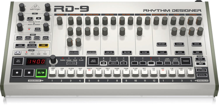 BEHRINGER RD - 9 DRUM MACHINE - Music Planet New Zealand