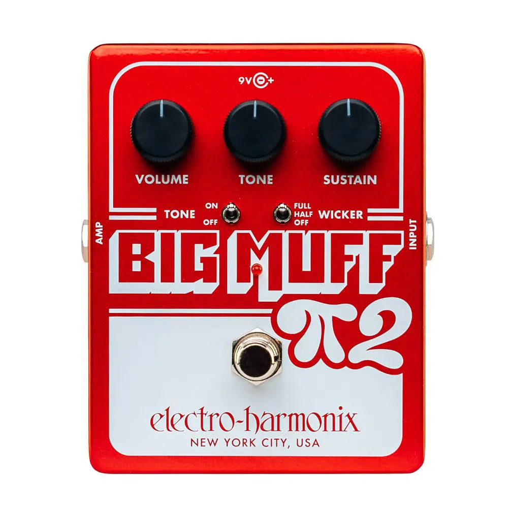 Electro-Harmonix Big Muff Pi 2 with Tone Wicker Dual Op-Amp Fuzz