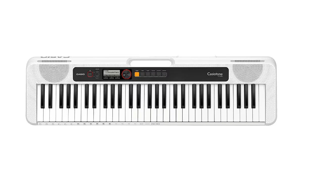 Casio CT - S200 61 - Key Portable Keyboard - White - Music Planet NZ