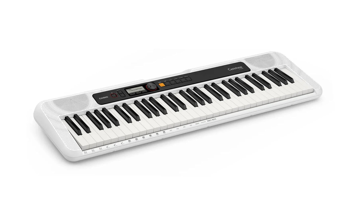 Casio CT - S200 61 - Key Portable Keyboard - White - Music Planet NZ