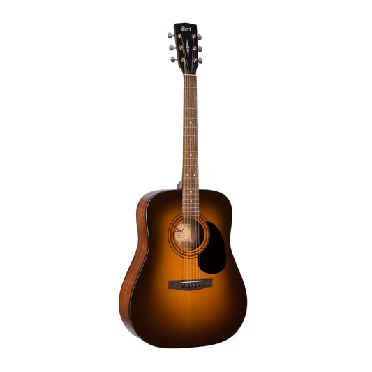Cort AD810 Dreadnought Acoustic Guitar Satin Sunburst with Bag - Music Planet NZ